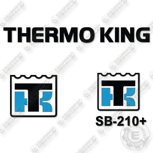 ThermoKing SB210+ Decal Kit Refrigeration Unit Semi- Aftermarket Kit