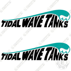 Fits Tidal Wave Tanks Decal Kit Water Truck