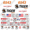 Image of Fits Tiger 6543 Decal Kit Crane