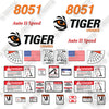 Image of Fits Tiger 8051 Decal Kit Crane