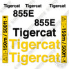 Image of Fits Tigercat 855E Decal Kit Feller Buncher