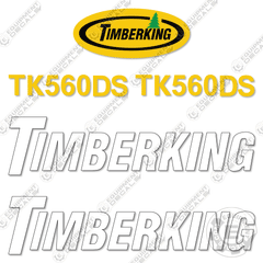 Fits TimberKing TK560DS Decal Kit Trailer Log Loader