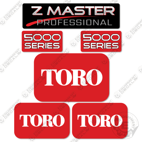 Fits Toro 5000 Series Decal Kit Mower