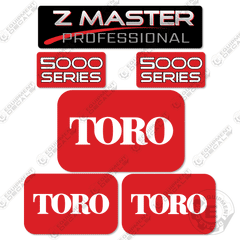 Fits Toro 5000 Series Decal Kit Mower