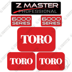 Fits Toro 6000 Series Decal Kit Mower