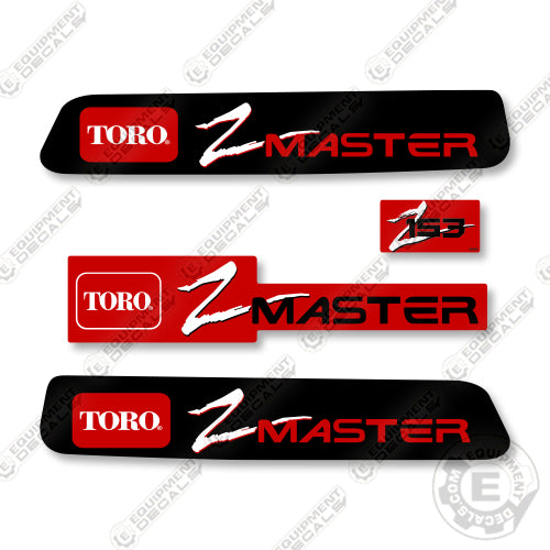 Toro Z-Master Z153 Decal Kit Riding Mower - Aftermarket Kit