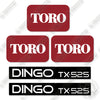 Image of Toro Dingo TX525 Narrow Decal Kit Track Loader- Aftermarket Kit