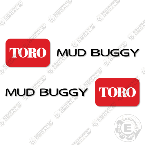 Fits Toro Mud Buggy Decal Kit