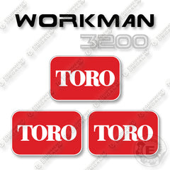 Toro Workman 3200 Decal Kit Utility Vehicle - Aftermarket Kit