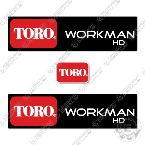 Fits Toro Workman HD Decal Kit Utility Vehicle