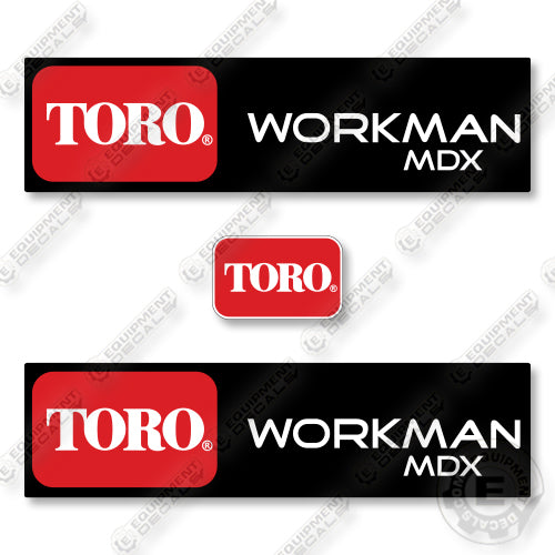 Toro Workman MDX Decal Kit UTV- Aftermarket Kit