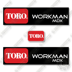 Toro Workman Decal Kit UTV- Aftermarket Kit