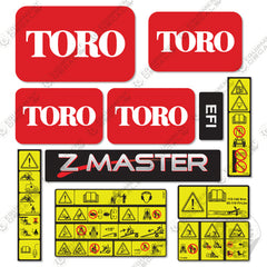 Fits Toro Z-Master Series Decal Kit Mower
