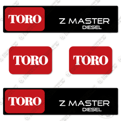 Fits Toro Z-Master Diesel Decal Kit Mower