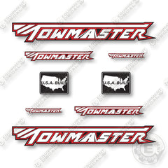 TowMaster T120DTG Decal Kit Trailer - Aftermarket Kit