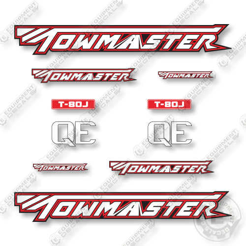 TowMaster T80J Decal Kit Trailer - Aftermarket Kit