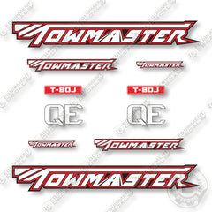 TowMaster T80J Decal Kit Trailer - Aftermarket Kit