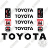 Image of Toyota 7FBEHU18 Decal Kit Forklift -Aftermarket Kit