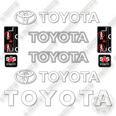 Toyota 62-6fd20 Decal Kit Forklift -Aftermarket Kit