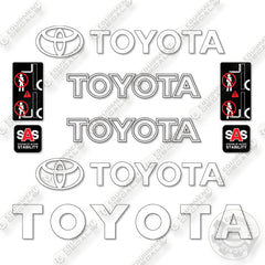 Toyota 62-6fdu25 Decal Kit Forklift -Aftermarket Kit