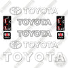 Image of Toyota 62-6fdu25 Decal Kit Forklift -Aftermarket Kit