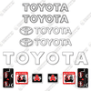 Image of Fits Toyota 7FBCHU25 Decal Kit Forklift