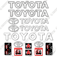 Fits Toyota 7FGCU32 Decal Kit Forklift