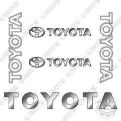 Fits Toyota 8FGCU25 Decal Kit Forklift (No Warnings)