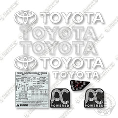 Toyota 8BRU23 Decal Kit Forklift -Aftermarket Kit