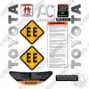Image of Toyota 8HBE30 Decal Kit Pallet Jack -Aftermarket Kit