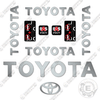 Image of Fits Toyota 8FBCU25 Decal Kit Forklift