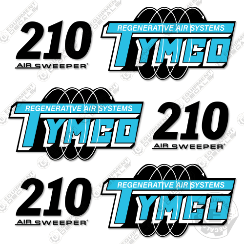 Fits Tymco 210 Decal Kit Street Sweeper