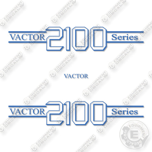 Fits Vactor 2100 Decal Kit Sewer Cleaner - OLD STYLE!