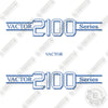 Image of Fits Vactor 2100 Decal Kit Sewer Cleaner - OLD STYLE!