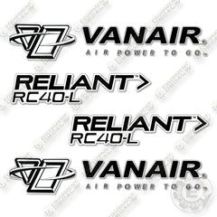 Vanair RC40-L Decal Kit Air Compressor - Aftermarket Kit