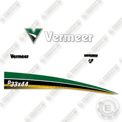 Vermeer D33x44 Custom Decal Kit Directional Drill - Aftermarket Kit