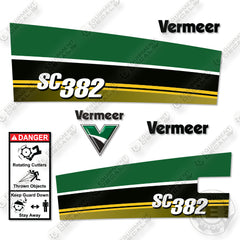 Vermeer SC382 Decal Kit Stump Cutter - Aftermarket Kit