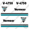 Image of Vermeer V4750 Decal Kit Trencher- Aftermarket Kit