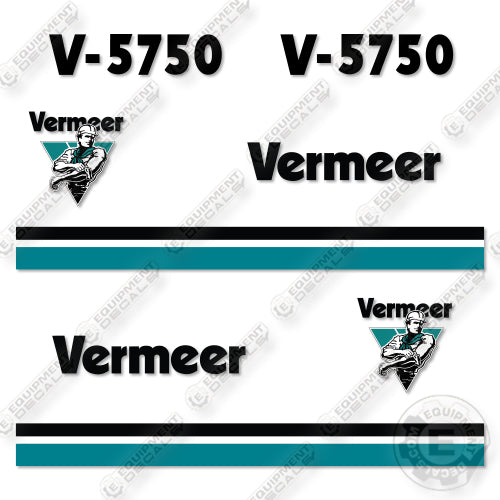Vermeer V5750 Decal Kit Trencher- Aftermarket Kit