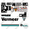 Image of Vermeer S450TX Decal Kit Skid Steer - New Style- Aftermarket Kit