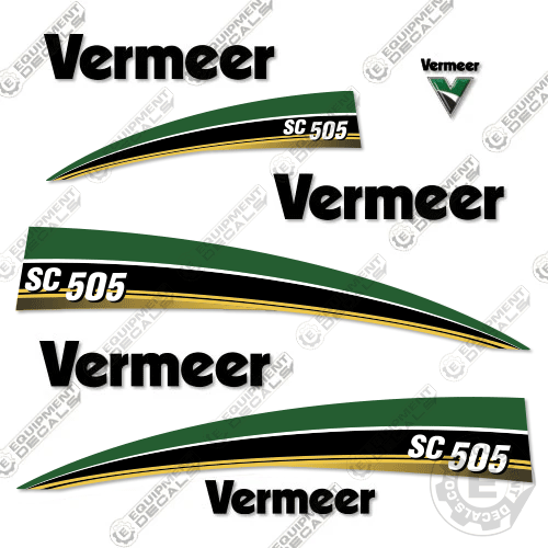 Fits Vermeer SC505 Stump Grinder Decal Kit