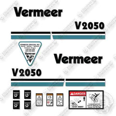 Fits Vermeer V2050 Trencher Decal Kit