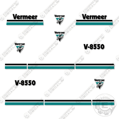 Fits Vermeer V-8550 Decal Kit Trencher