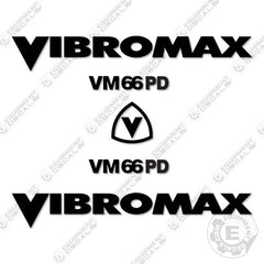 Fits Vibromax VM66PD Decal Kit Roller