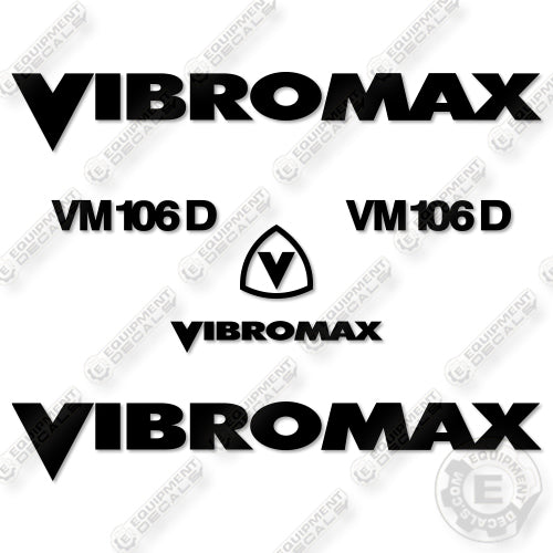 Fits Vibromax VM 106 D Decal Kit Drum Roller