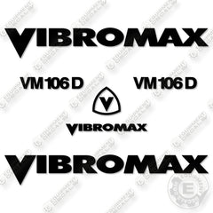 Fits Vibromax VM 106 D Decal Kit Drum Roller