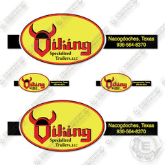 Viking Trailers Logo Decal Kit Trailer -Aftermarket Kit
