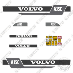 Fits Volvo A30C Decal Kit Articulated Dump Truck