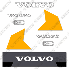 Fits Volvo CR30B Decal Kit Soil Compactor Roller