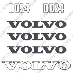 Fits Volvo DD24 Decal Kit Soil Compactor Roller